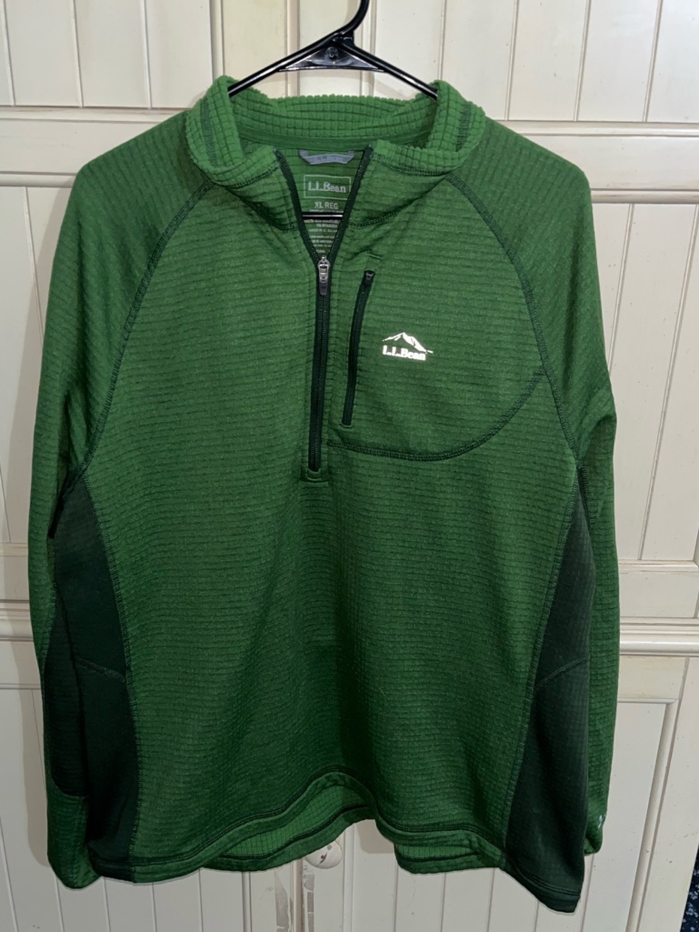 L.L. Bean Polartec Waffle Weave Pullover